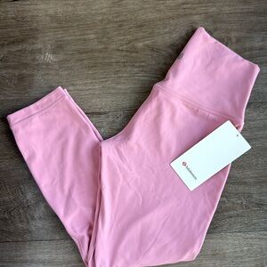 Lululemon Align High-Rise Crop 23" Pink Tide size 6‎ NWT